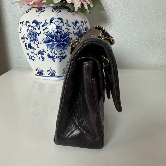 Vintage Chanel lambskin 24k gold plated small double flap - Picture 6 of 16